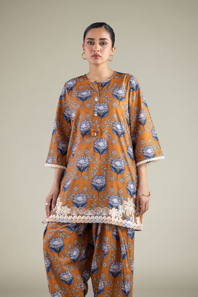 Embroidered | Cambric | Floral Cambric Kurta | GBP 15.00