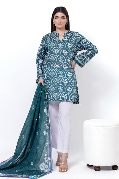 Printed | Lawn | Fabrics 2 Piece | Top and Dupatta | GBP 7.50