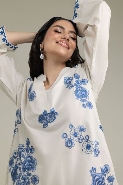 Embroidered | Cambric | Short Cambric Kurta | GBP 15.00