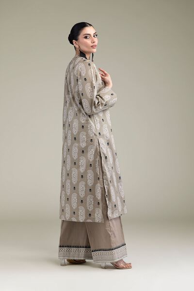 Printed | Cambric | Beige Paisley Pants | GBP 7.50