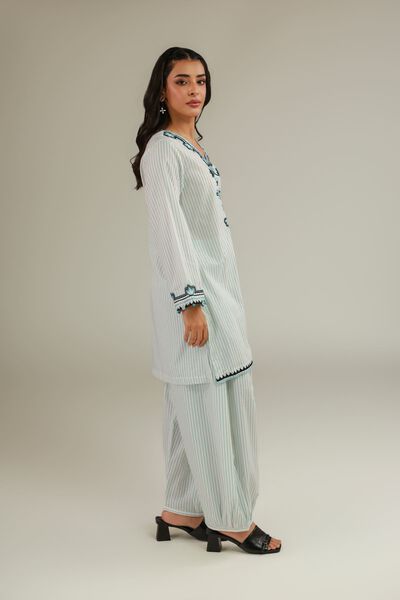 Embroidered | Cotton Dobby | Embroidered Shalwar | GBP 25.00