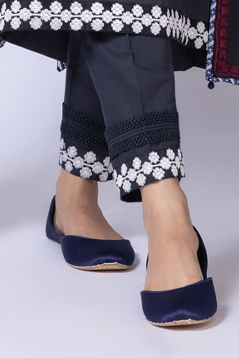 Embroidered | Crosshatch Poplin | Pants | null