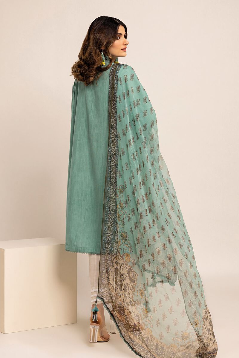 Crosshatch | Embroidered | Fabrics 2 Piece | Top Dupatta | null