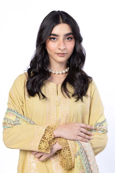 Embroidered | Cotton Dobby | Fabrics 3 Piece | GBP 40.00
