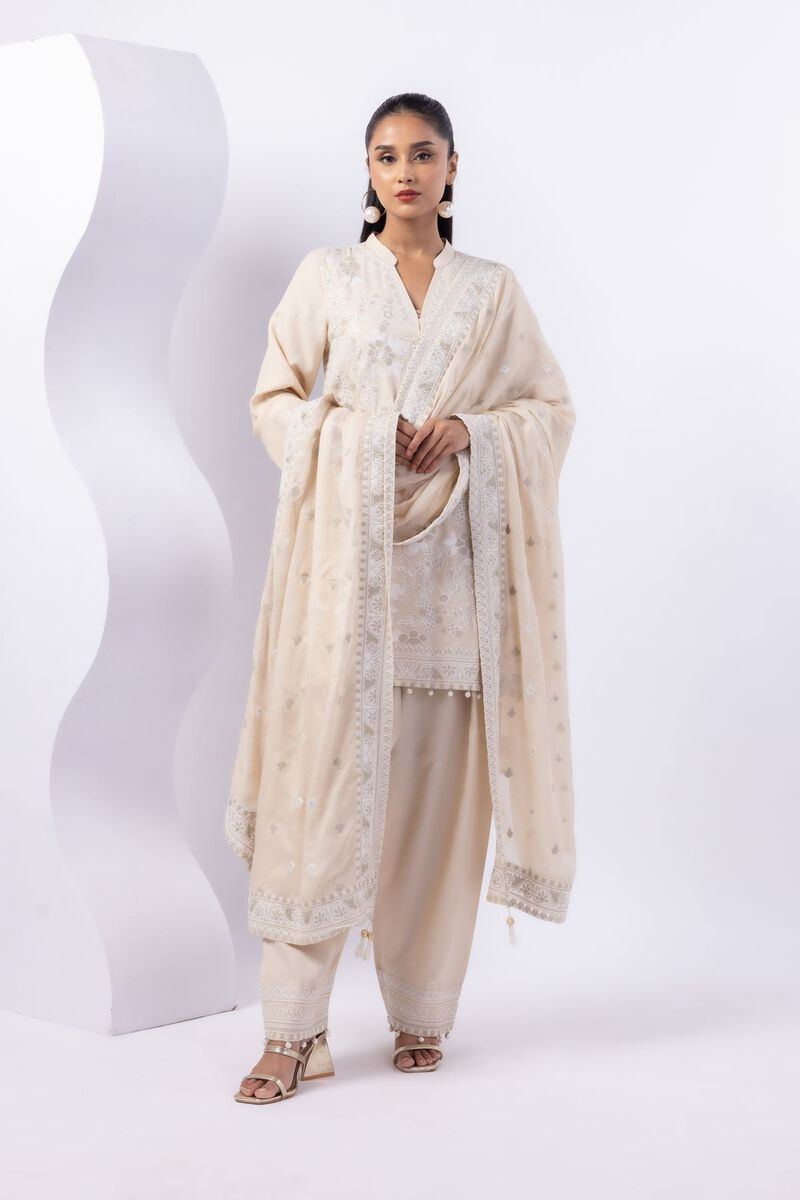 Embroidered | Light Thai Silk | Dupatta | GBP 40.00