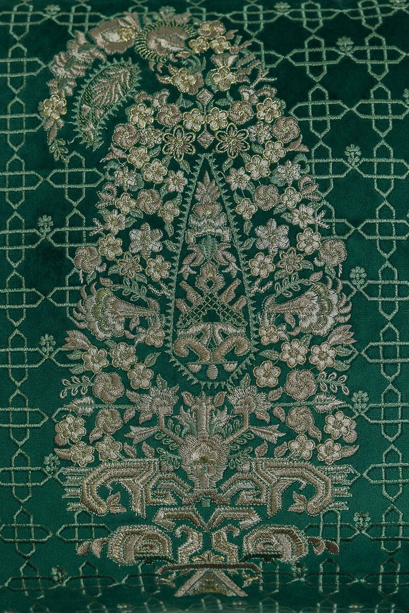 Velvet | Embroidered | Cushion Cover | null