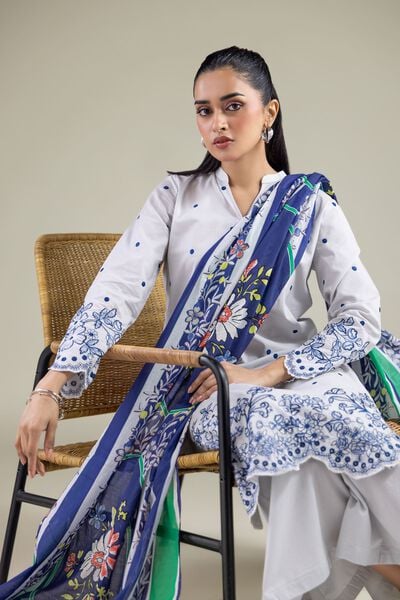 Embroidered | Cambric | Kurta | GBP 35.00