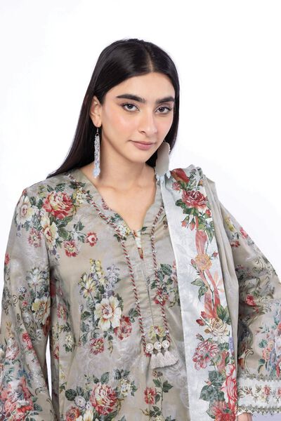 Printed | Jacquard | Fabrics 3 Piece | GBP 35.00