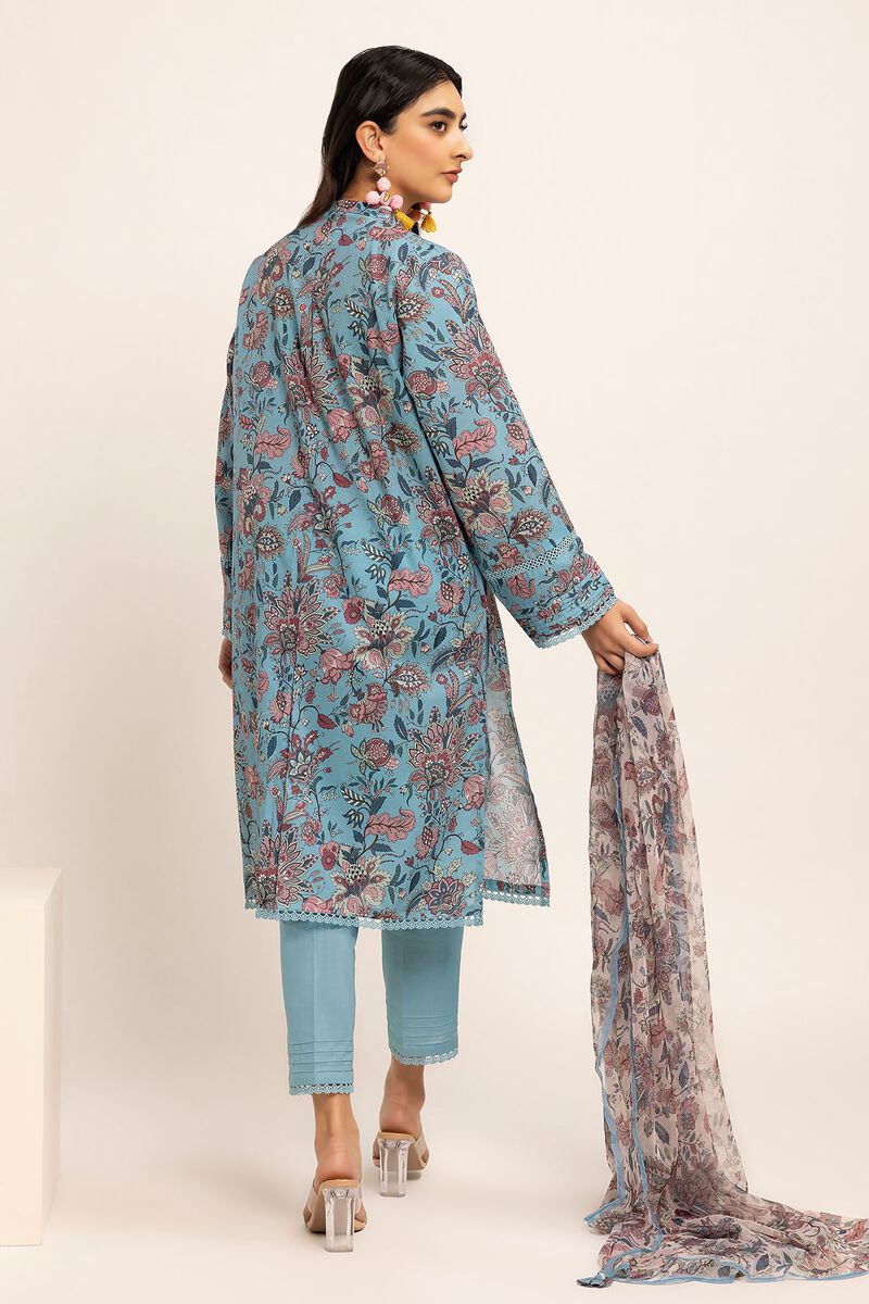 Printed | Cambric | Fabrics 3 Piece | null
