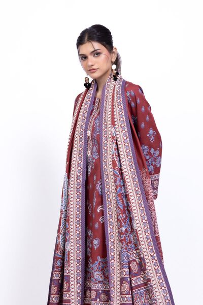 Printed | Khaddar | Dupatta | GBP 6.00