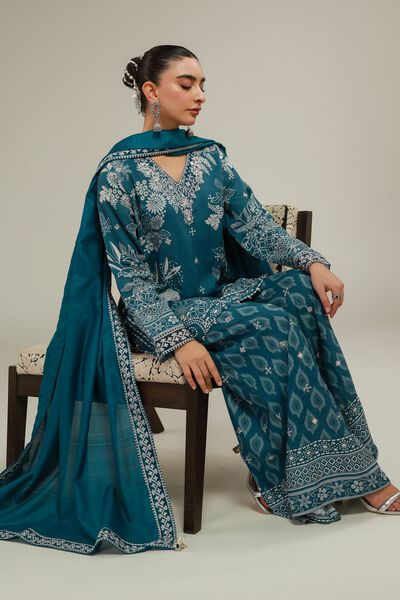 Embroidered | Raw Silk | Kurta | GBP 40.00