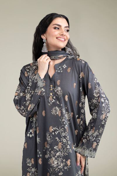 Printed | Jacquard | Fabrics 3 Piece | GBP 45.00