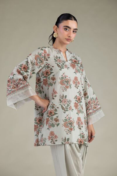 Printed | Cambric | Short Cambric Kurta | GBP 30.00