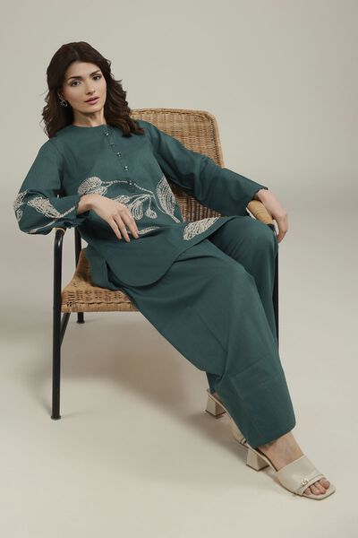 Embroidered | Heavy Textured Cotton | Kurta | GBP 25.00