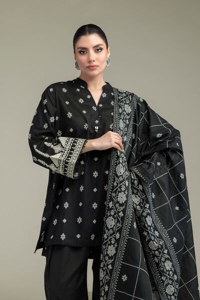 Embroidered | Lawn | Black Lawn Kurta | GBP 25.00