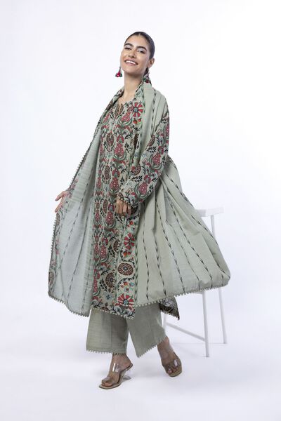 Printed | Light Khaddar | Tailored 3 Piece | GBP 40.00