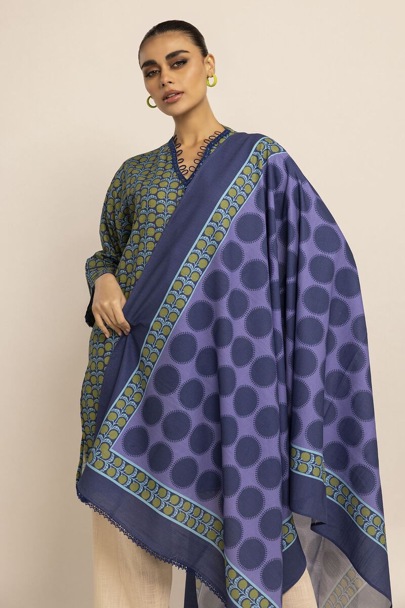 Khaddar | Printed | Fabrics 2 Piece | Top Dupatta | null