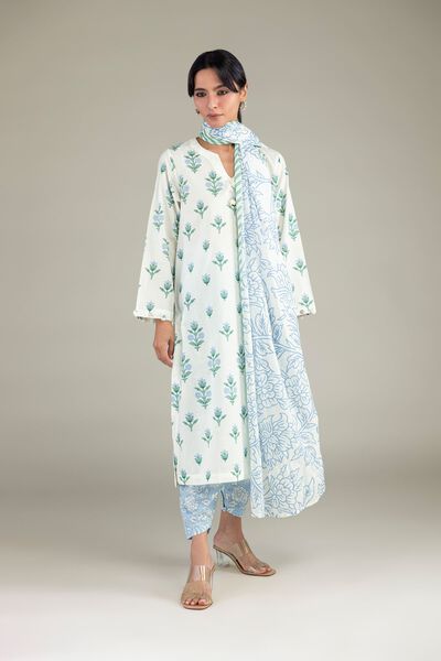 Cambric | Floral Longline Kurta | GBP 35.00