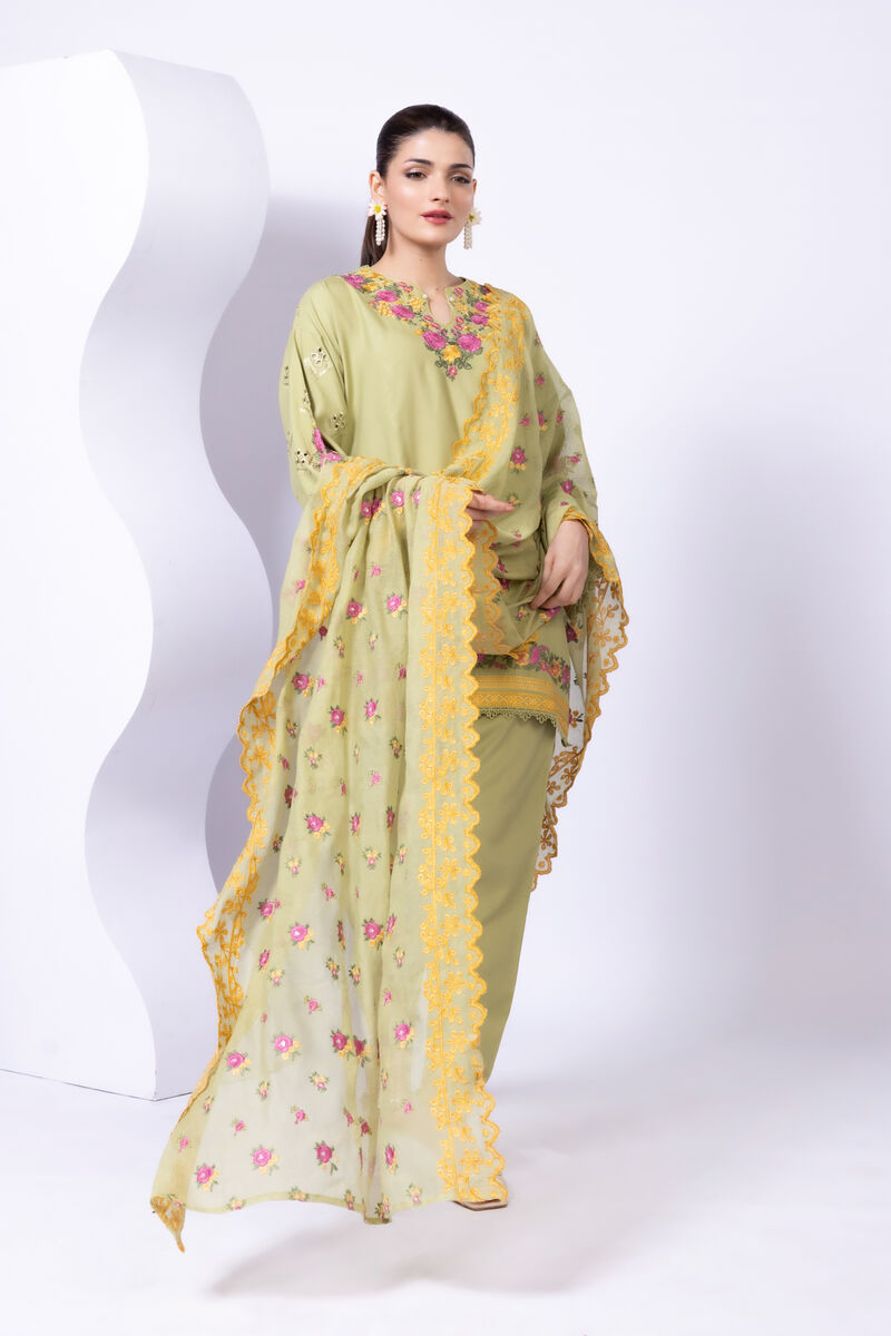 Embroidered | Viscose Polyester Net | Dupatta | GBP 35.00