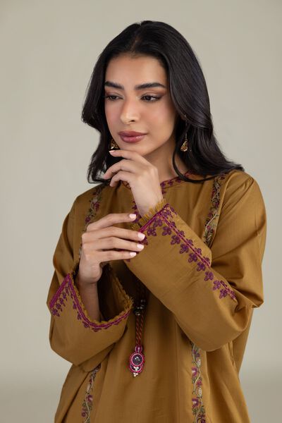 Embroidered | Cambric | Floral Cambric Kurta | GBP 35.00