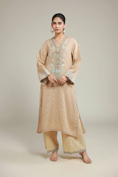 Embroidered | Jacquard | Fabrics 2 Piece | Top and Bottom | GBP 20.00