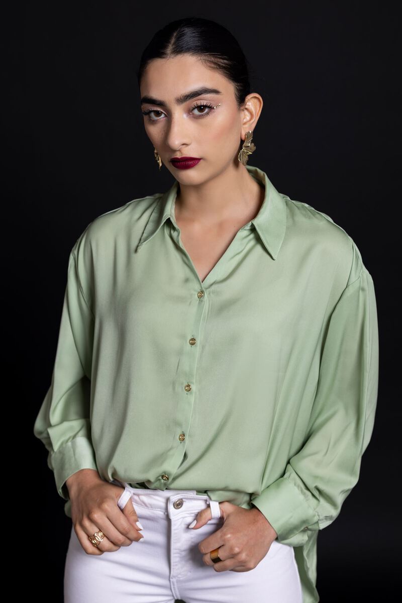 Shirt, GREEN, hi-res image number null