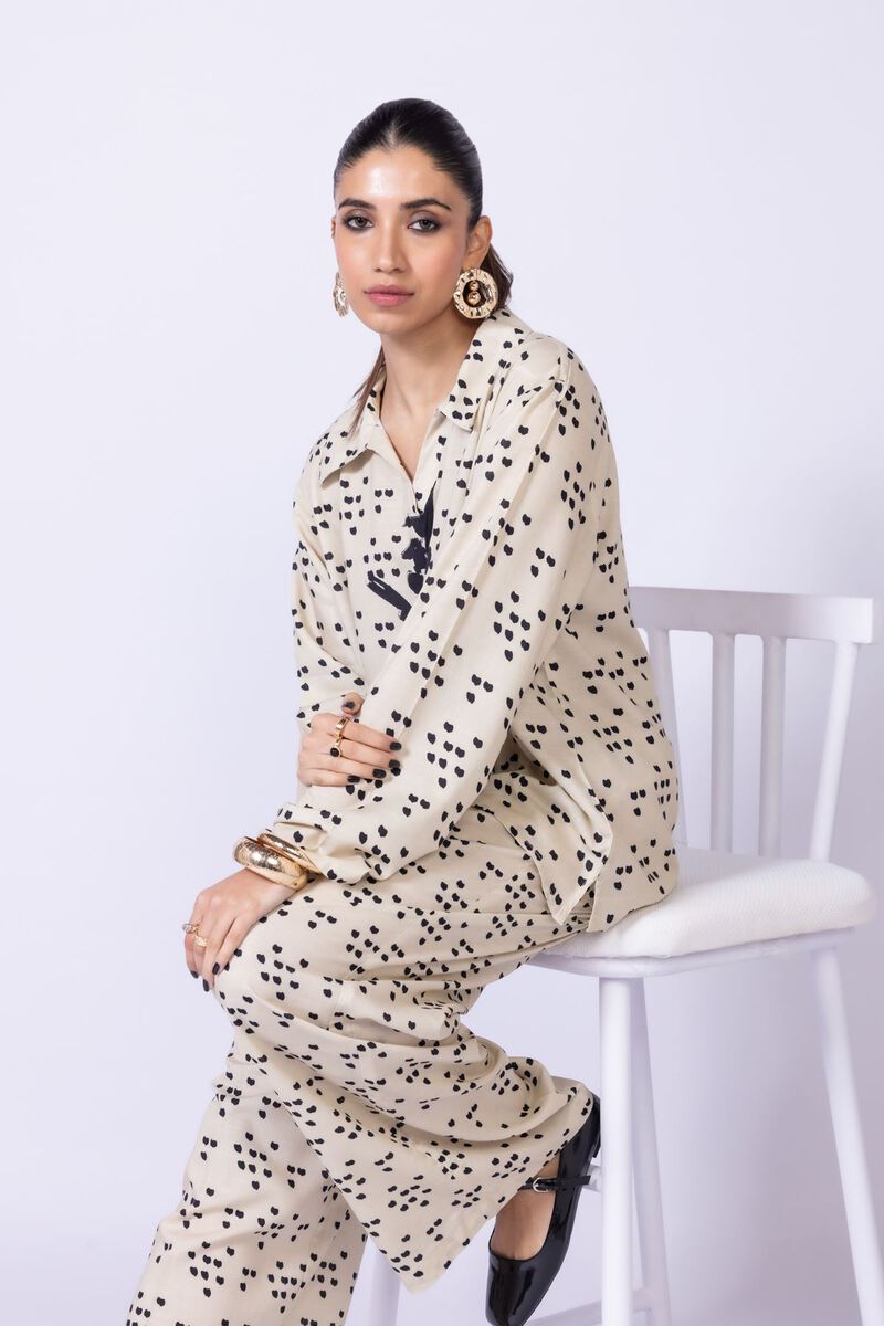 Printed | Dull Raw Silk | Blouse | GBP 9.00