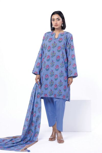 Printed | Cotton | Tailored 3 Piece | GBP 40.00