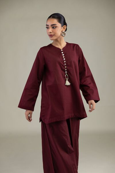 Dyed | Textured Cotton | Solid Cotton Kurta | GBP 9.00