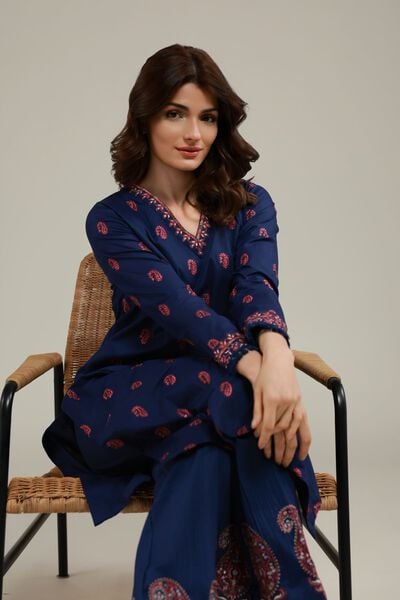 Embroidered | Cotton Crinkle | Kurta | GBP 35.00