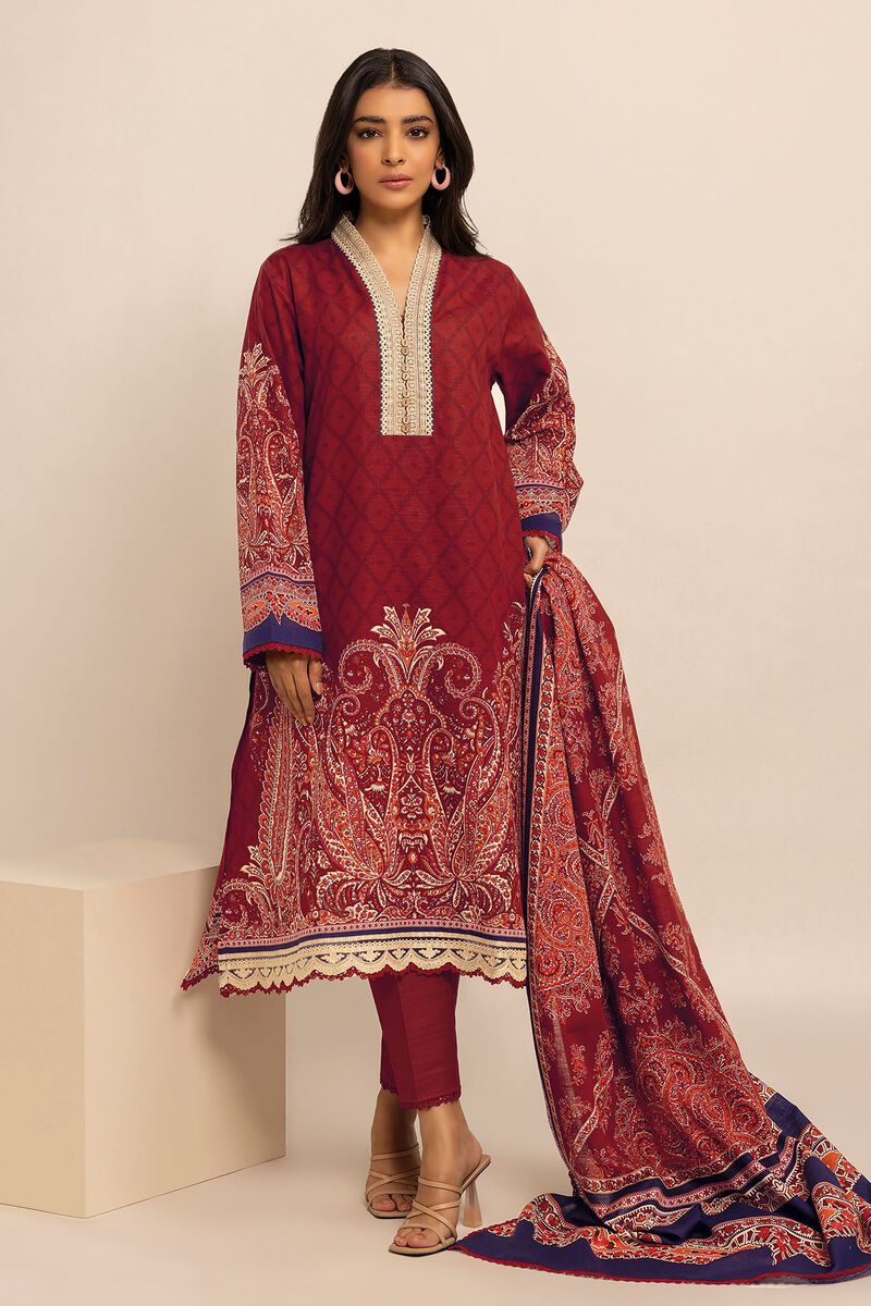 Embroidered | Light Khaddar | Fabrics 3 Piece | null