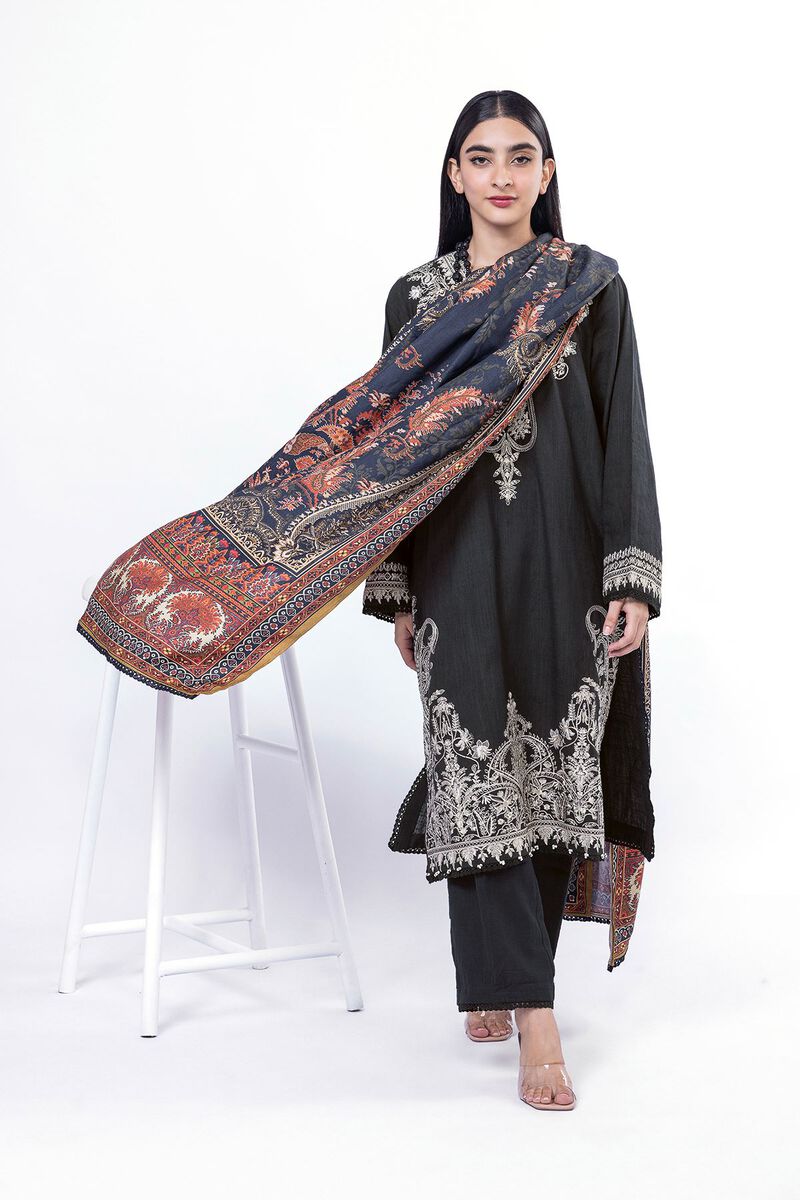 Embroidered | Khaddar | Fabrics 3 Piece | null