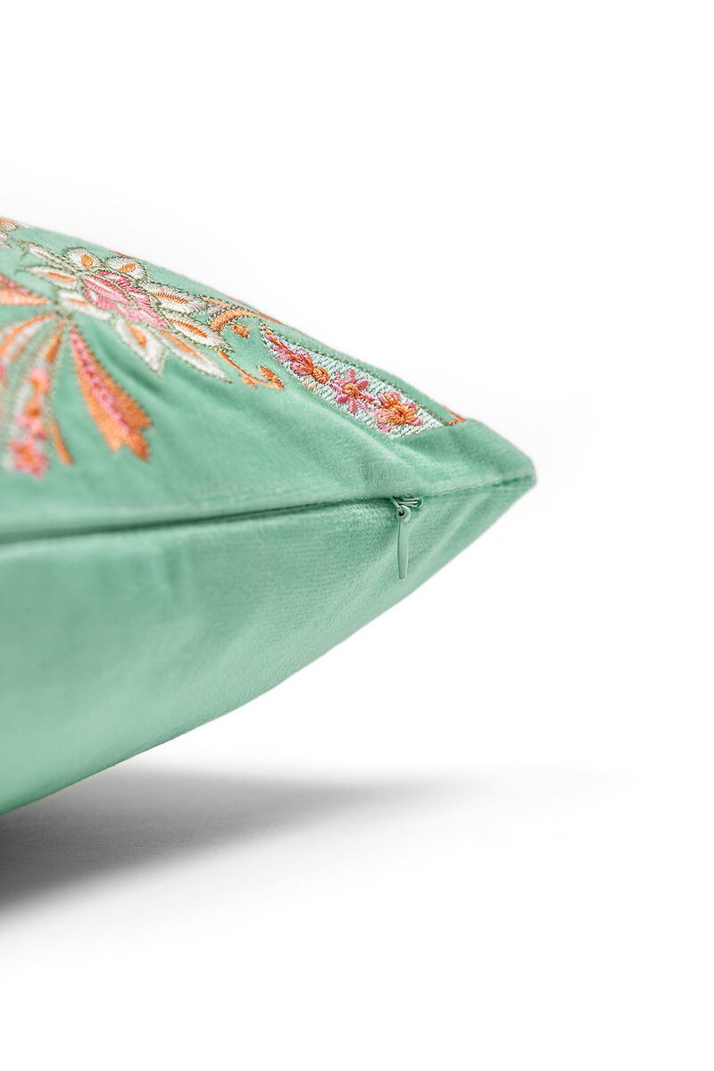 Velvet | Embroidered | Cushion Cover | null