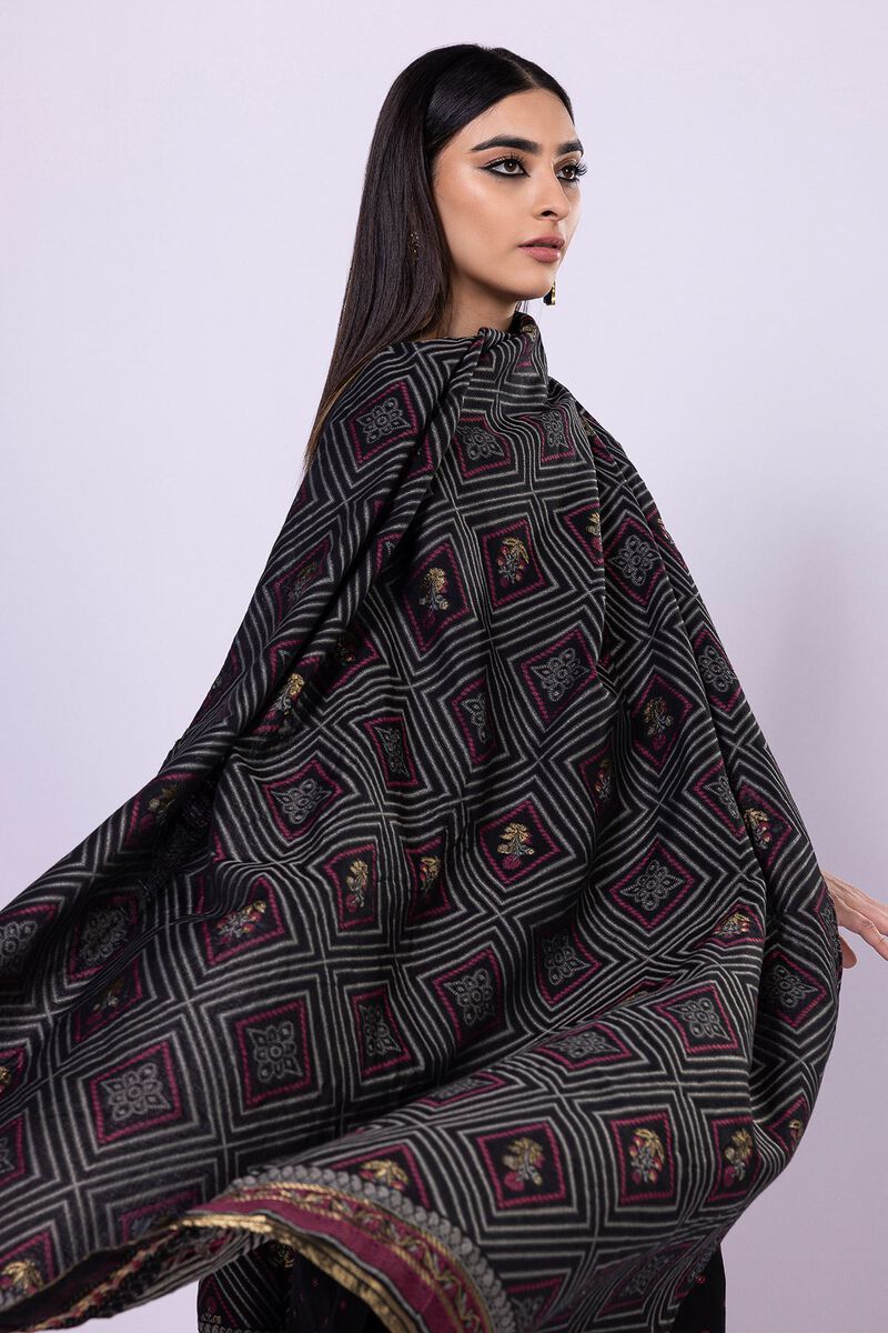 Dyed | Cotton Brosha Jacquard | Fabrics 3 Piece | null