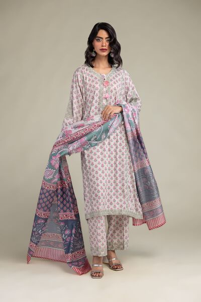 Embroidered | Raw Silk | Pants | GBP 30.00