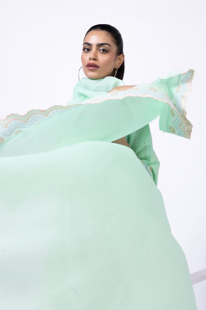 Embroidered | Cotton Reflex Light | Dupatta | GBP 20.00
