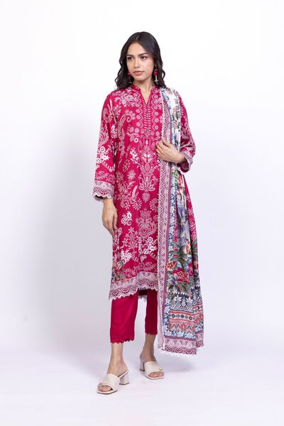 Printed | Satin | Kurta | GBP 15.00