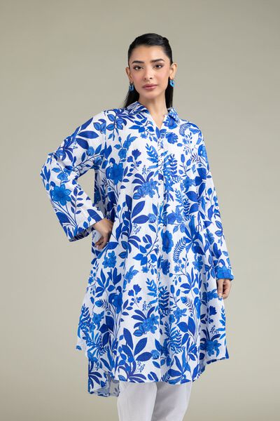 Printed | Cotton Dobby | Floral Short Kurta | GBP 30.00