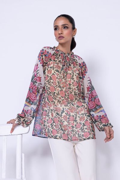 Printed | Georgette Chiffon | Blouse | GBP 7.50