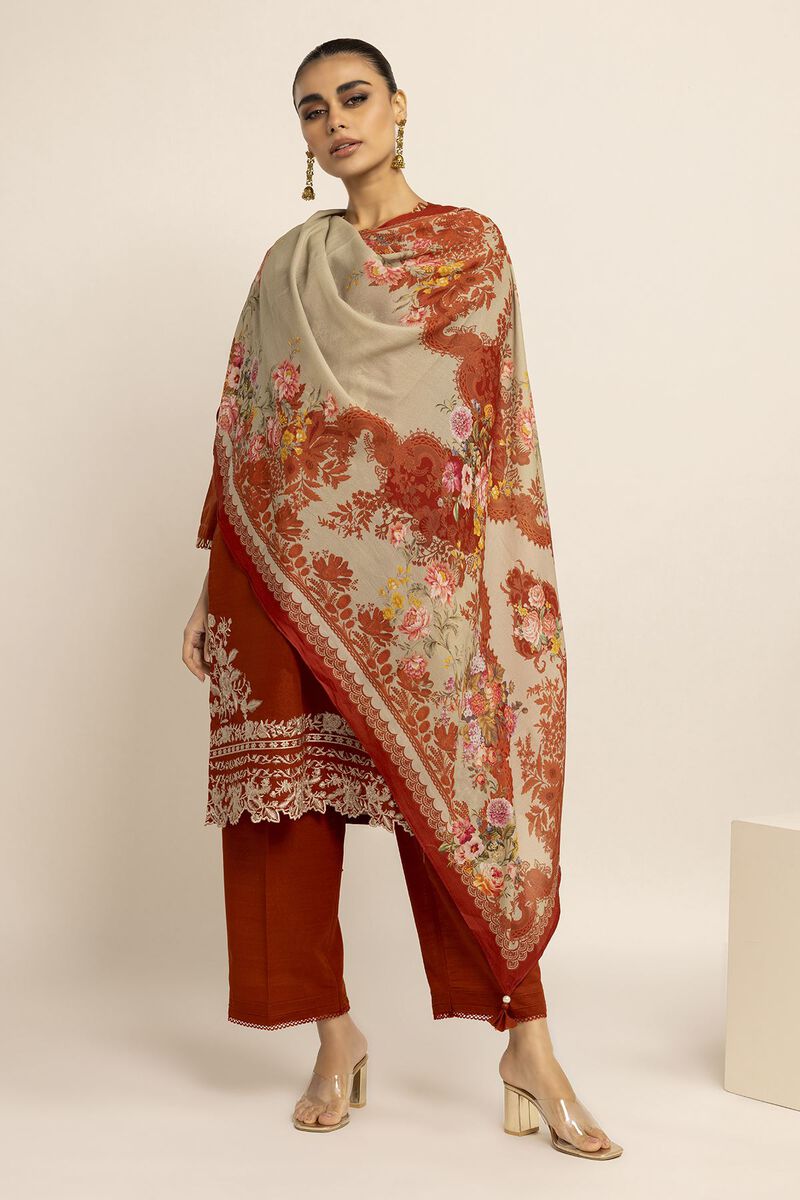 Embroidered | Crosshatch | Fabrics 3 Piece | null