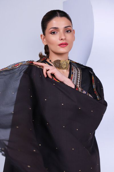 Embroidered | Light Thai Silk | Dupatta | GBP 30.00