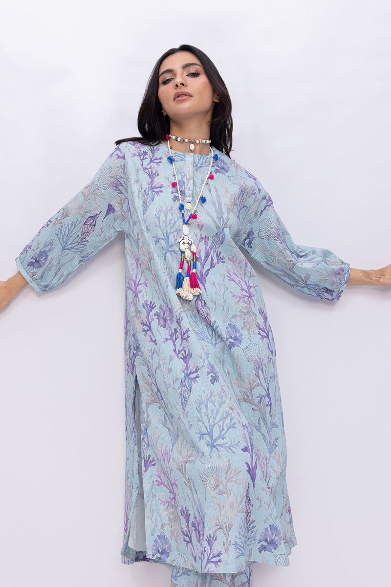 Printed | Ripple Crinkle | Kurta | GBP 10.00