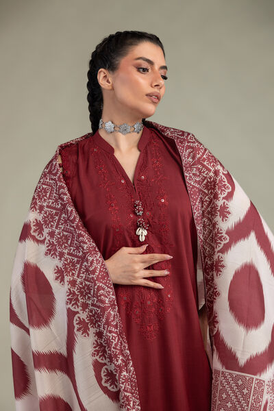 Embroidered | Polyester Silk | Polyester Silk Dupatta | GBP 25.00