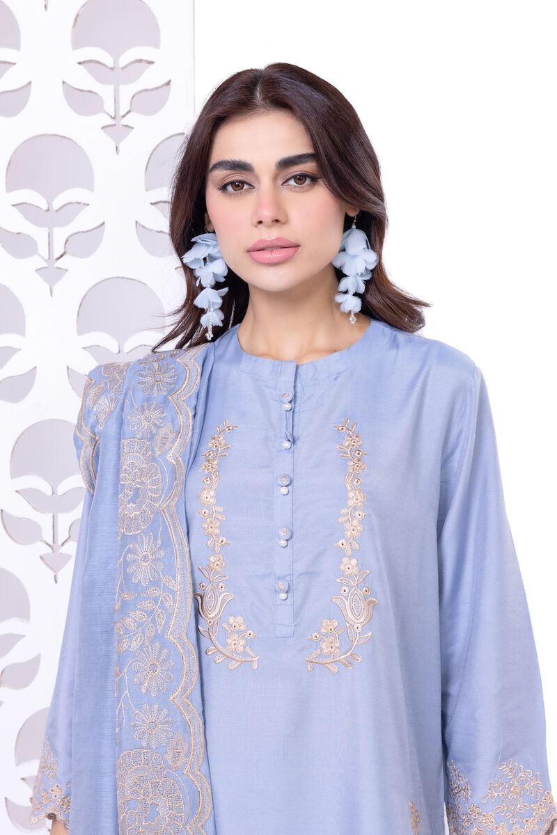 Embroidered | Cotton Net | Dupatta | GBP 9.00