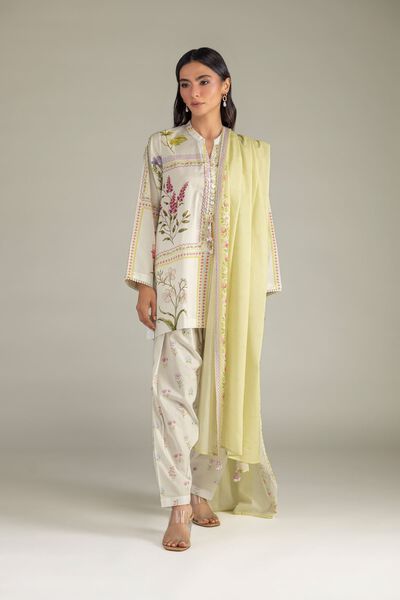 Printed | Cambric | Printed Cambric Shalwar | GBP 25.00