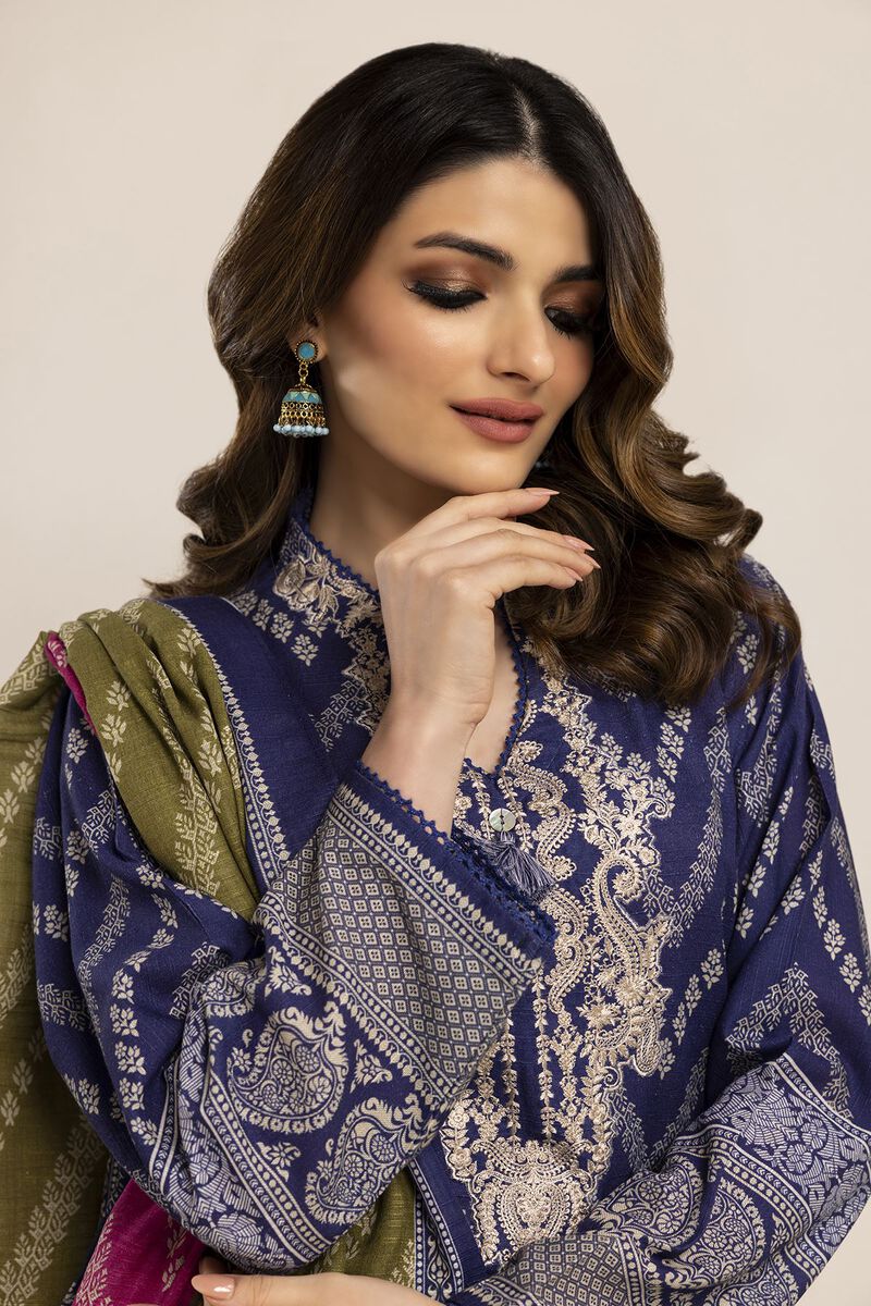 Embroidered | Light Khaddar | Fabrics 3 Piece | null