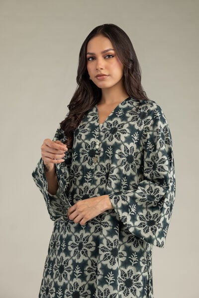 Printed | Cotton Dobby | Floral Longline Kurta | GBP 20.00