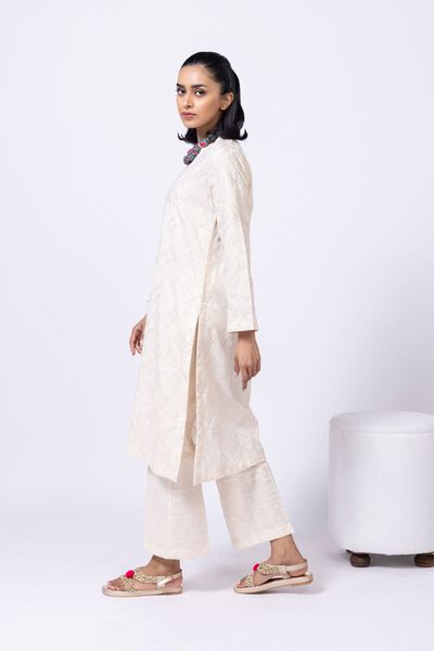 Embroidered | Cotton Dobby | Pants | GBP 17.00