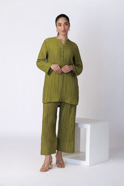 Dyed | Ripple Crinkle | Kurta | GBP 20.00