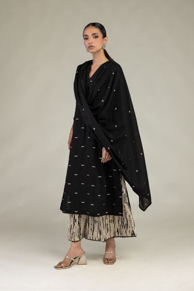 Textured Cotton | Embroidered | Textured Cotton Pants | GBP 15.00